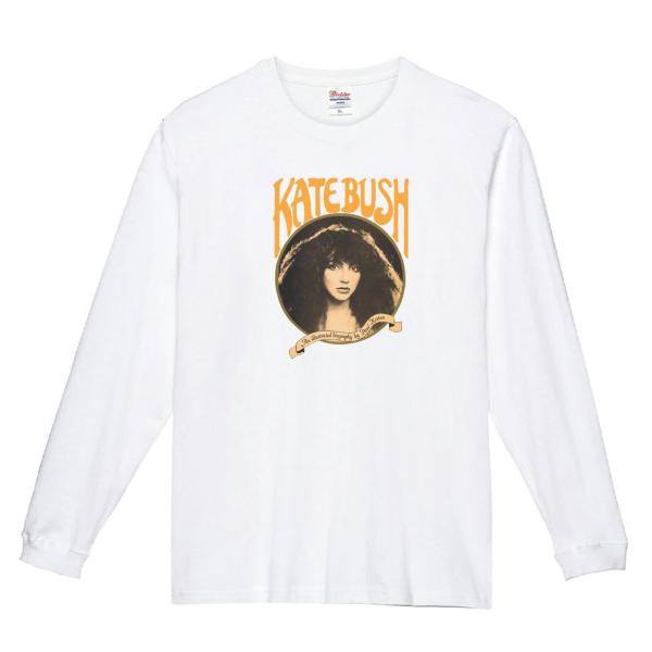 ケイト ブッシュ Kate Bush　長袖Tシャツ ロングスリーブ リブ付き ハイクオリティヘビーウ...