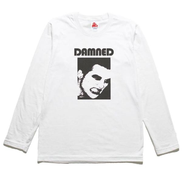 ダムド The Damned　音楽Tシャツ ロックTシャツ バンドTシャツ 長袖Tシャツ  ロングス...