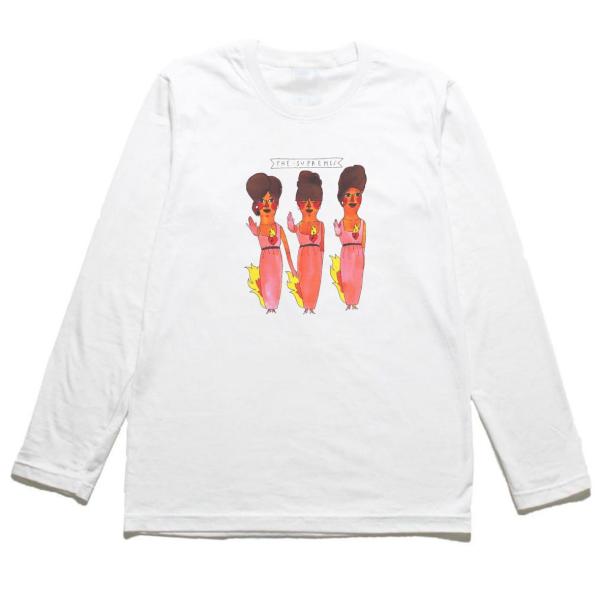ザ スプリームス The Supremes　音楽Tシャツ ロックTシャツ バンドTシャツ 長袖Tシャ...