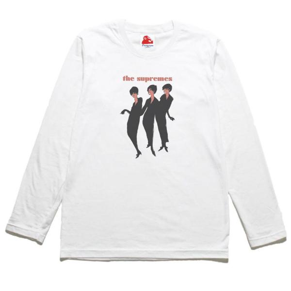 ザ・スプリームス The Supremes　音楽Tシャツ ロックTシャツ バンドTシャツ　長袖Tシャ...