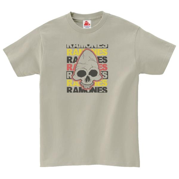 ラモーンズ Ramones　音楽Tシャツ ロックTシャツ バンドTシャツ　シルバーグレー