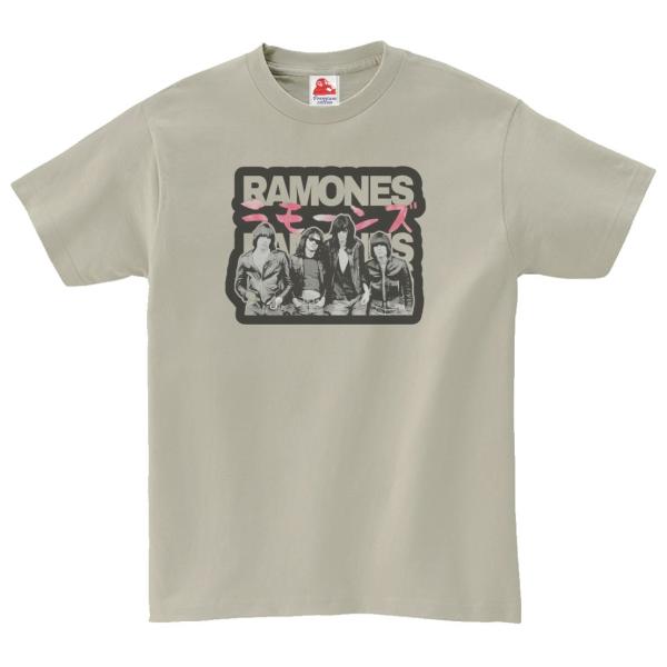 RAMONES ラモーンズ　音楽Tシャツ ロックTシャツ バンドTシャツ　シルバーグレー