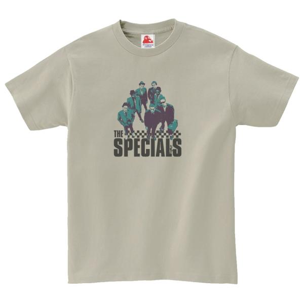 ザ スペシャルズ  The Specials　音楽Tシャツ ロックTシャツ バンドTシャツ　シルバー...