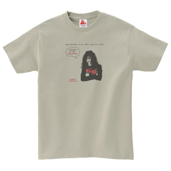 ラモーンズ  Ramones　音楽Tシャツ ロックTシャツ バンドTシャツ　シルバーグレー