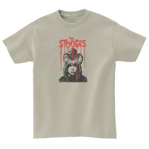 The Stooges  ストゥージズ　音楽Tシャツ ロックTシャツ バンドTシャツ　シルバーグレー｜shinseitech