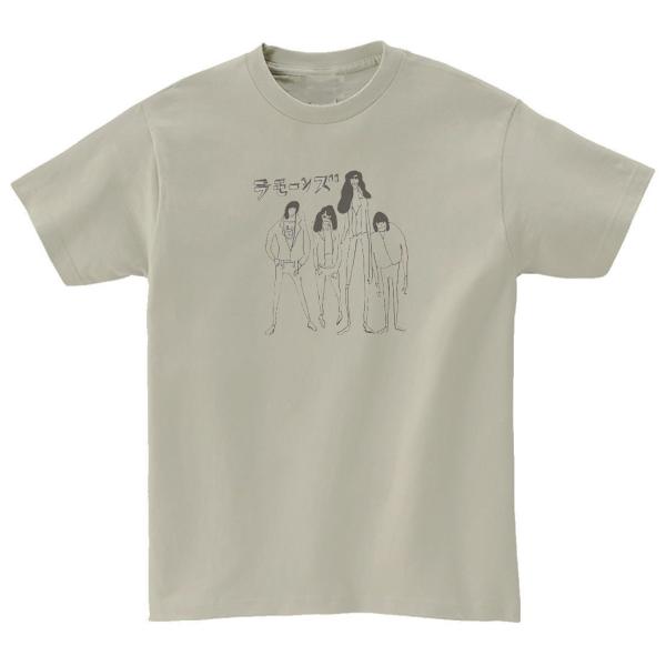 ラモーンズ Ramones　音楽Tシャツ ロックTシャツ バンドTシャツ　シルバーグレー