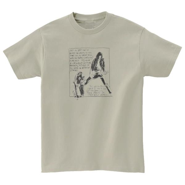 ラモーンズ  Ramones　音楽Tシャツ ロックTシャツ バンドTシャツ　シルバーグレー
