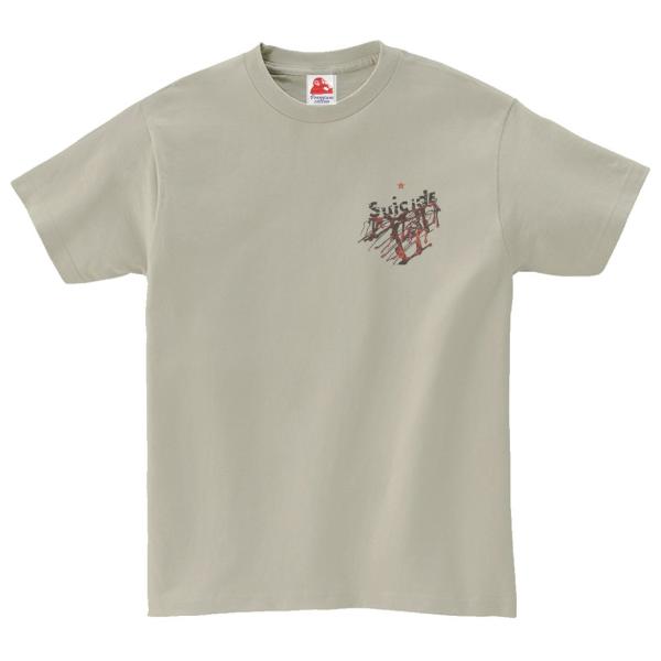 Suicide スーサイド　音楽Tシャツ ロックTシャツ バンドTシャツ　シルバーグレー