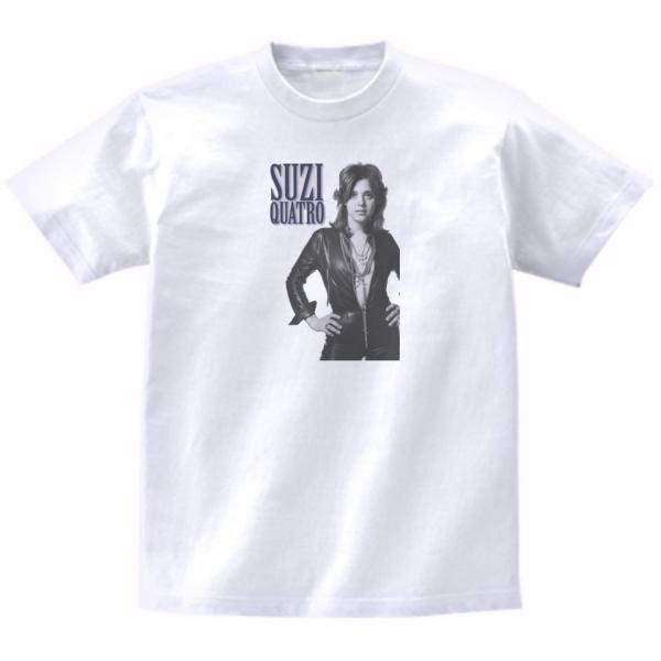 SUZI QUATRO  スージー クアトロ　音楽Tシャツ ロックTシャツ バンドTシャツ
