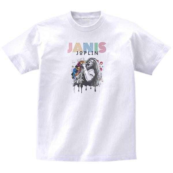 ジャニス ジョプリン Janis Joplin　音楽Tシャツ ロックTシャツ バンドTシャツ