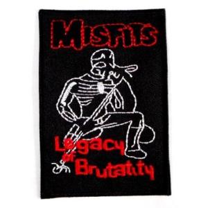 アイロンワッペン 　ロック　バンド　音楽（バンド）　ワッペン　刺繍ワッペン　MISFITS　アイロン...