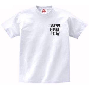 Fall Out Boy Tシャツ Lサイズ ホワイト FALL OUT BOY フォール・アウト・ボーイ LOGO BAND オフィシャル