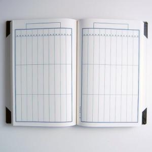 ・アサヒの和帳　一号／三段月日／中判　１号