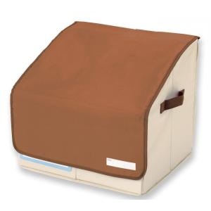 アスカ 目隠しフタつきランドセル収納BOX ブラウン STB02BR