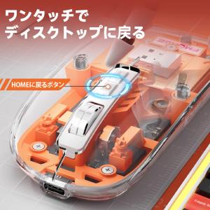 透明 ワイヤレス マウス Bluetooth ...の詳細画像5