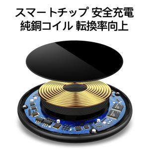 ワイヤレス 充電器 iPhone Qi 15W...の詳細画像5