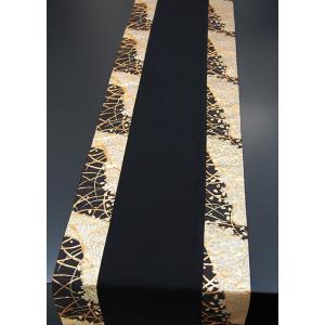 包装済み】箱入り 和文様 リバーシブル仕様 和風テーブルランナー 帯風