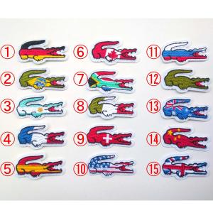 国旗 ワニ ワッペン