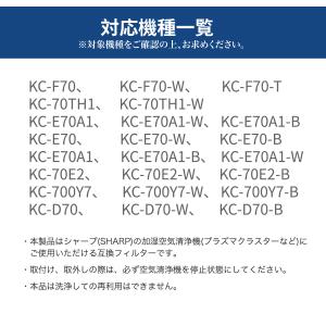 シャープ 空気清浄機 フィルター FZ-D70...の詳細画像2