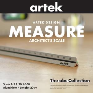 artek アルテック ARCHITECT'S SCALE 定規 abc collection スケール 北欧 フィンランド ドイツ 計測器　ネコポス発送｜shinwashop