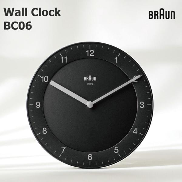 BRAUN Wall Clock 《BC06Bブラック》《BC06Wホワイト》 BRAUN ブラウン...