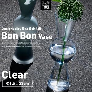 Design House Stockholm　 Bon Bon Vase clear ボンボンベース　クリア Eva Schild エヴァ シルト 花瓶 花器 水差し ガラス 北欧｜shinwashop