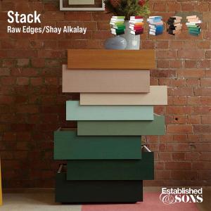 【トートバッグプレゼント】Established&Sons エスタブリッシュドアンドサンズ Stack 8drawer スタック 8段 Raw Edges/Shay Alkalay 収納 棚 箪笥