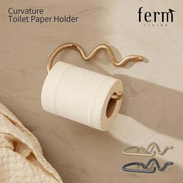 ferm LIVING ファームリビング Curvature Toilet Paper Holder...