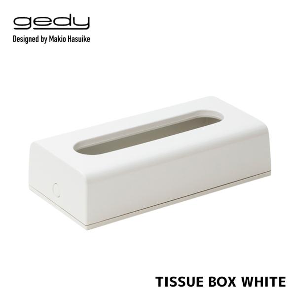 gedy ゲディ ティッシュボックス ホワイト Tissue Box White Makio Has...