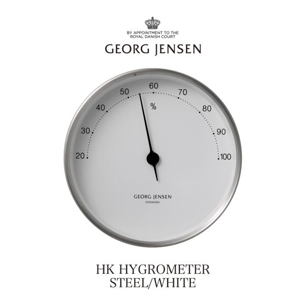 Georg Jensen ジョージジェンセン HK HYGROMETER STEELWHITE ハイ...