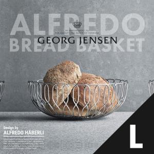 Georg Jensen / ジョージ ジェンセン Alfredo Bread Basket ブレッドバスケット 3586321 アルフレッド ハベリ