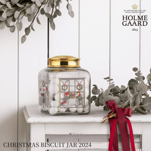HOLMEGAARD CHRISTMAS Biscuit jar 2024 Jette Frolic...