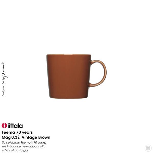 iittala イッタラ Teema Vintage Brown Kaj Franck ティーマ 7...