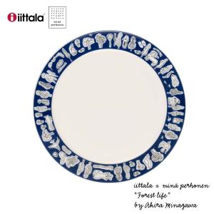 イッタラ  iittala ミナ ペルホネン　プレート  21cm フォレストライフ forest life 皆川明  mina perhonen 1069480 北欧 フィンランド 皿｜shinwashop