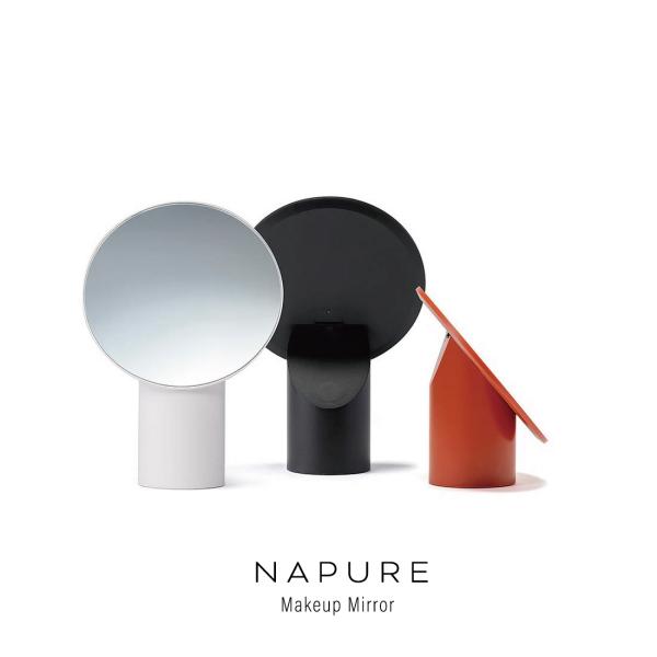 メイクアップミラー ナピュア 化粧鏡 メイクミラー メイク 卓上 ホリウチミラー 特許 ナピュアミラ...