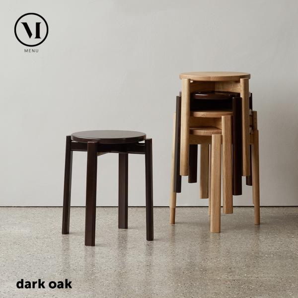 Audo Copenhagen パッセージスツール ダークオーク スツール 木製 Norm Arch...
