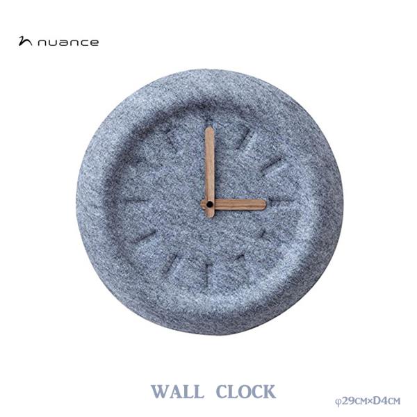 【掛けフックプレゼント】nuance ニュアンス WallClock ウォールクロック φ29cm ...