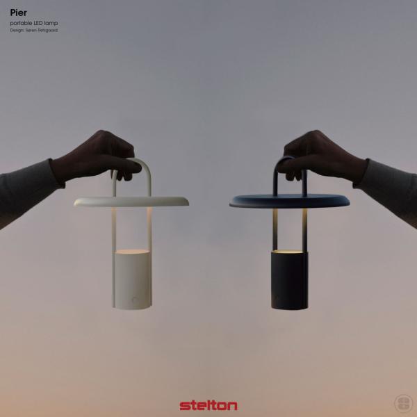 Stelton Pier portable LED lamp Soren Refsgaard ステル...
