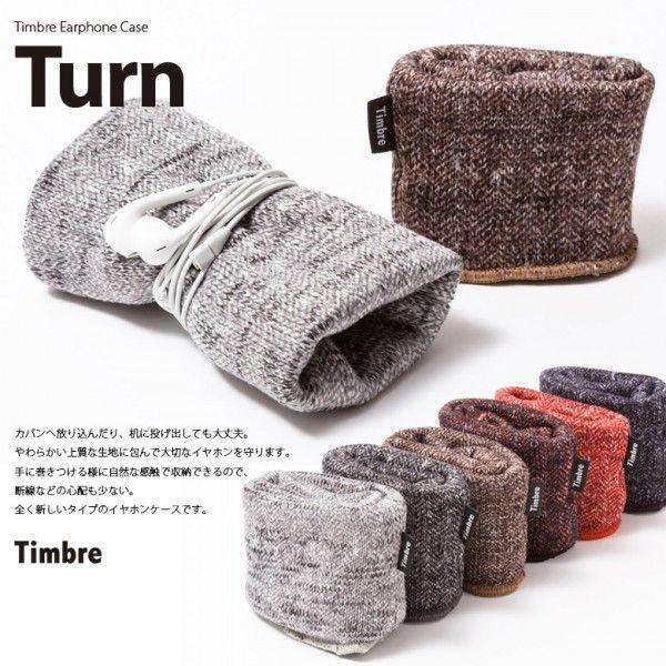 ターン TurnTimbre ティンブレ Earphone Case イヤホンケース コットン ソフ...