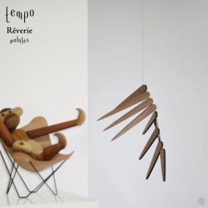 新品未使用【tempo】energy flow モビール ステンレスとガラスチューブのシンプルなモビール》energy flow Black