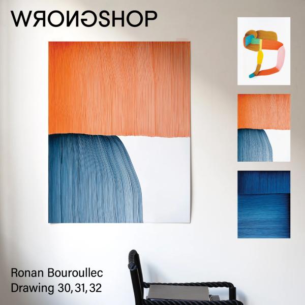 WRONGSHOP ロングショップ ロナン ブルレック  Drawing 30.31.32 ポスター...