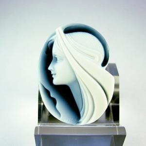 特大 シェルカメオ 手彫り 60×79mm ジュエリールース df451