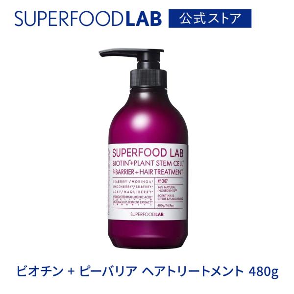 トリートメント ボトル コンディショナー リンス ヘアケア 480g / スーパーフードラボ