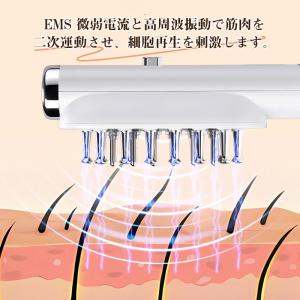 美顔器 電気ブラシ EMS 目元 頭皮 電気針...の詳細画像5