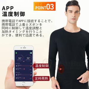 電熱ベスト 日本製繊維ヒーター 前後独立温度設...の詳細画像4
