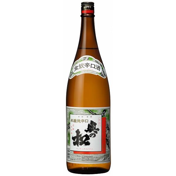 奥の松 金紋本醸造辛口 1.8L 日本酒 福島県 地酒 奥の松酒造
