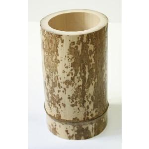 花器 竹 竹器 生け花 二重切(根付） : フラワーショップ花楽 Yahoo!店