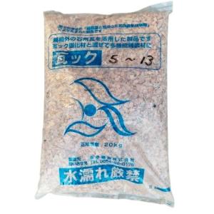 瓦チップ 瓦ック(旧セラテール) 20kg×5袋セット 国産 石州瓦 : 建築