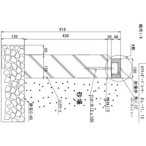 セフティーガード 合成樹脂製 砂場枠 ストレー...の詳細画像3