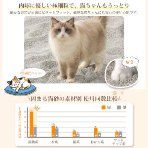 猫砂 鉱物系 変色ベントナイト ネコ砂 1袋 ...の詳細画像3